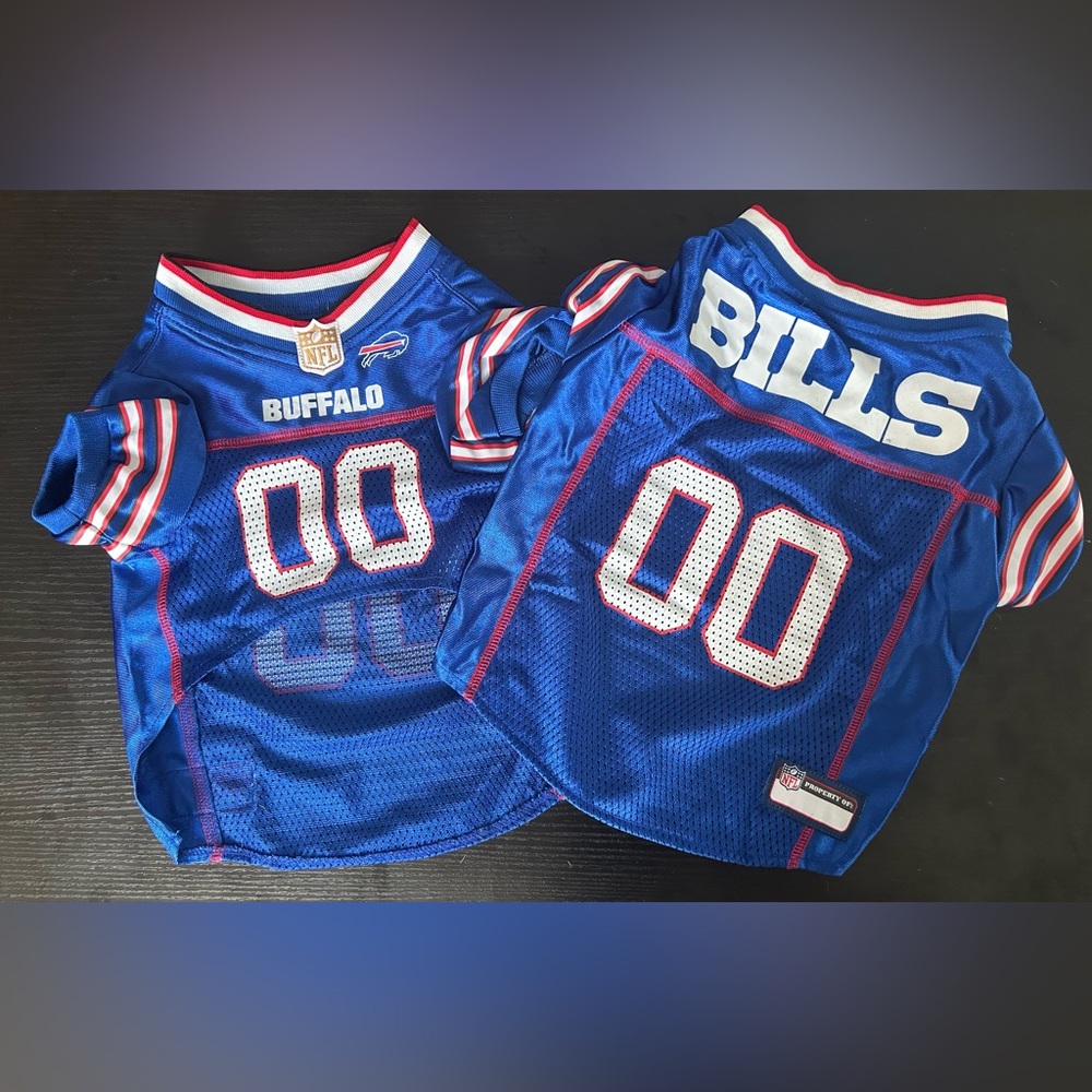 Buffalo Bills Dog Jerseys NFL Football Size Medium Blue 00